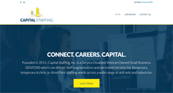 Desktop Screenshot of mycapitalstaffing.com